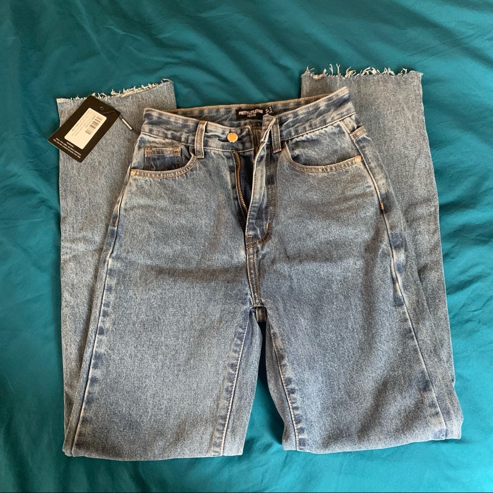 plt petite vintage wash jeans